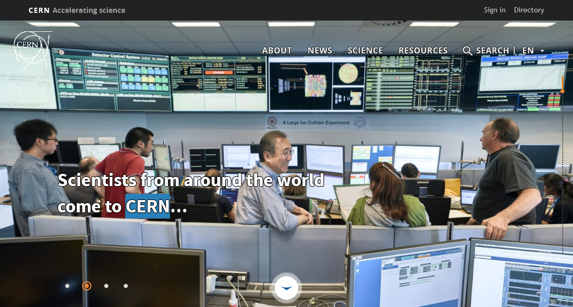 Screenshot2021 06 26 Home CERN